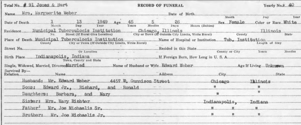 Funeral and Death Records