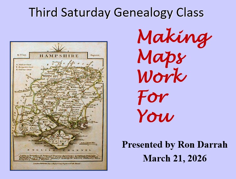 Making Maps Work For You  Presented by Ron Darrah